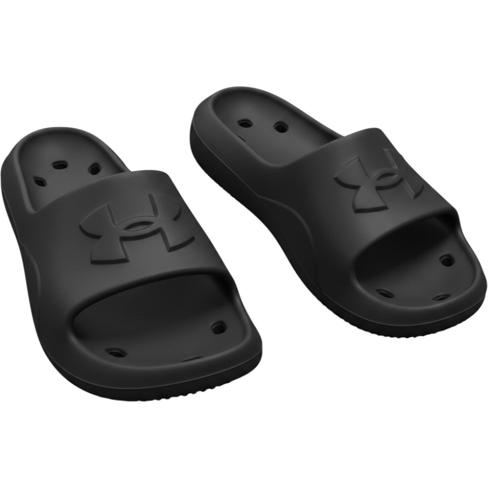 Under‎ Armour Locker IV Mens Black Athletic Shower Slides Sandals Size 8 1287325